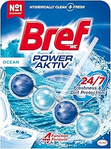 Bref WC Power Aktiv Okyanus Kokulu Klozet Temizleme Topları, 1 x 1 Adet, Okyanus 1