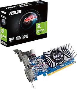 ASUS GeForce GT 730 (2GB, DDR3, BRK, EVO, HTPC’ler için düşük profilli grafik kartı, 1800 MHz, GT730-2GD3-BRK-EVO)