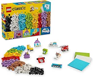 LEGO Classic Yaratıcı Yapım ve Oyun Kutusu 11044 – 5 Yaş ve Üzeri Kız ve Erkek Çocuklar için Renkli Yapılabilir Oyuncak Seti, Doğum Günü Hediyesi Fikri (750 Parça)