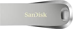 SanDisk SDCZ74-256G-G46 256GB Ultra Luxe USB 3.2 Gen 1 Flash Sürücü, Speed Up to 400MB/s