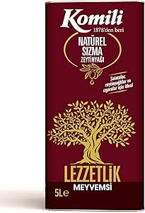 Komili Sızma Zeytinyağı 5 Lt Teneke