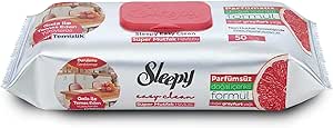 Sleepy Easy Clean Süper Yüzey Temizlik Mutfak Havlusu&Mendili Greyfurt Yağlı 50 Yaprak