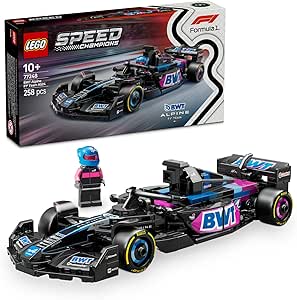 LEGO Speed Champions BWT Alpine F1 Team A524 Yarış Arabası 77248 – 10 Yaş ve Üzeri Çocuklar için Koleksiyonluk Sürücü Minifigürü İçeren Yapım Seti (258 Parça)