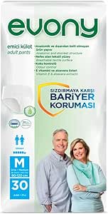 Evony Yetişkin Hasta Bezi Emici Külot Medium Standart 30 Adet