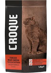 Croque Tavuklu Kısırlaştırılmış Kedi Maması 1,5kg