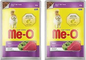 Me-O Meo Adult Jöle İçerisinde Ton Balıklı Yetişkin Kedi Konservesi 80 Gr 2li paket