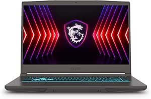 MSI THIN 15 B12UC-2636XTR Dizüstü Bilgisayar, Core I5-12450H, 15.6 FHD 144Hz, 16GB RAM, RTX3050 GDDR6 4GB, 512GB SSD, DOS