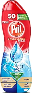 Pril Excellence Duo Jel Bulaşık Makinesi Deterjanı 900ml 50 Yıkama Hijyen