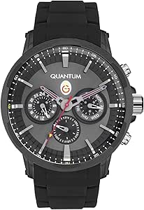 QUANTUM GALATASARAY TARAFTAR SAATİ MAVİ KADRAN SİYAH SİLİKON KORDONLU ERKEK KOL SAATİ MULTİFONKSİYON QUARTZ SUYA DAYANIKLI G877.661