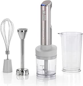 Cuisinart RHB100E Kablosuz 3 Aksesuarlı El Blenderı Gümüş