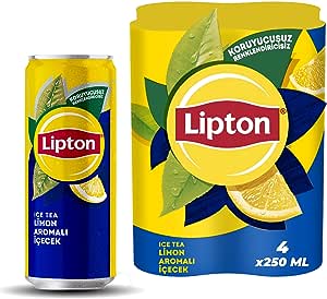 Lipton Ice Tea Limon Kutu 4×250 ml