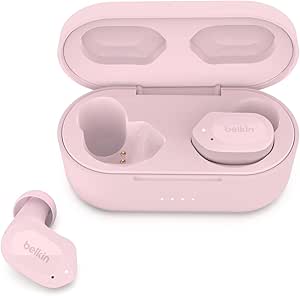 Belkin Soundform Play True Wireless Kulak İçi Kulaklık, Pembe