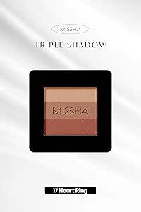 MISSHA Yumuşak Dokulu, Dökülme Yapmayan 3 Renkli Göz Farı Triple Shadow No.17 (Heart Ring)