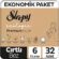 Sleepy Ecologic Ekonomik Paket Bebek Bezi 6 Numara Xlarge 32 Adet