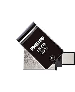 Philips 128GB OTG Dual Drive Type-C ve USB Flash Bellek