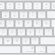 Apple Touch ID özellikli ve Sayısal Tuş Takımlı Magic Keyboard: Bluetooth, şarj edilebilir. Apple çipe sahip Mac bilgisayarlarla çalışır; Türkçe F Klavye, Beyaz tuşlar (USB-C)
