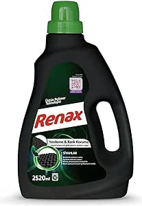 Renax Sıvı Çamaşır Deterjanı 2520 ml Siyahlar