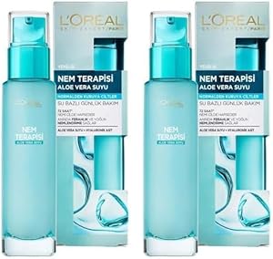 L’Oréal Paris Nem Terapisi Aloe Vera Suyu Normalden Kuruya Ciltler 2li paket