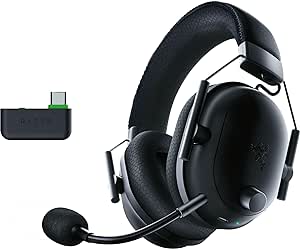 Razer Blackshark V2 Pro (Xbox) – Xbox S|X & One için Kablosuz Konsol E-Spor Kulaklığı (Triforce 50mm Membranlar, HyperSpeed Kablosuz 2,4 GHz, çıkarılabilir HyperClear Mikrofon) Siyah
