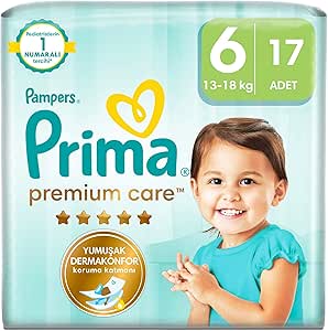 Prima Bebek Bezi Premium Care 6 Numara 17 Adet