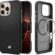 Spigen iPhone 16 Pro Max Kılıf Enzo Aramid Black Natural – ACS08501