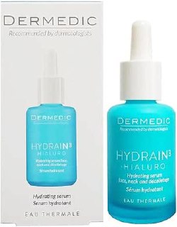 DERMEDIC HYDRAIN3 HIALURO NEMLENDİRİCİ YÜZ,BOYUN VE DEKOLTE SERUMU 30ML