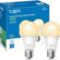 Tapo TP-Link L510E(2-pack), Ayarlanabilir Akıllı Wi-Fi Ampulü, 806 Lümen, E27 Duy, 8,3W, Enerji tasarrufu, Amazon Alexa ve Google Home ile çalışır, Kısılabilir Yumuşak Sıcak Beyaz, Hub Gerekmez