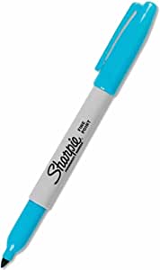 Sharpie Fine Permanent Markör, Turkuaz Mavi