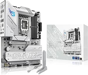 ASUS ROG Strix B860-A Gaming WiFi ATX anakart, Gelişmiş AI PC’ye hazır, 14+1+2+1 güç aşamaları, DDR5 yuvaları, PCIe 5.0, dört M.2 yuvası, WiFi 7, AI Networking II, Aura Sync RGB aydınlatma.