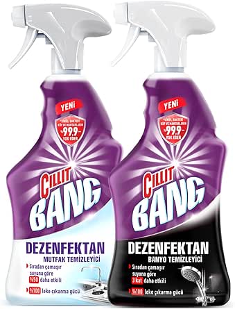 Cillit Bang Dezenfektan Banyo Yağ ve Kireç Çözücü Sprey 750 ml