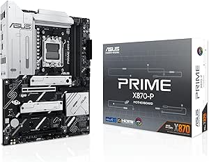 ASUS Prime X870-P Anakart AMD ATX, 14+2+1(80A) güç desteği, PCIe 5.0 x16 Nesil GPU uyumu, 4X M.2, DDR5, PCIe Q-Release