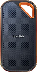 SanDisk Extreme PRO Taşınabilir 2 TB SSD, 2000MB/s, USB-C, USB 3.2 Gen 2×2 (20 Gb/sn), USB 3.0, USB 2.0