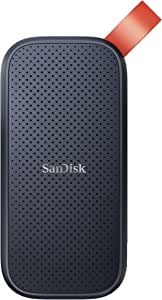 SanDisk 1 TB Taşınabilir SSD, Harici SSD, 800 MB/s’ye kadar hızlar, USB 3.2 Gen 2, Harici NVMe SSD Disk, Sağlam SSD, Sağlam Kauçuk Kanca, Updated Firmware, Gri