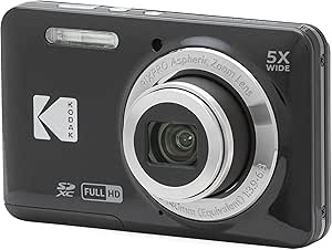 Kodak Friendly Zoom FZ55/5x Yakınlaştırma Dijital Fotoğraf Makinesi-Siyah