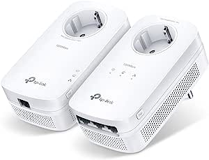 TP-Link TL-PA8033P KIT, AV1300 3-Port Gigabit Priz Soketli Powerline Adaptör Başlangıç Kiti