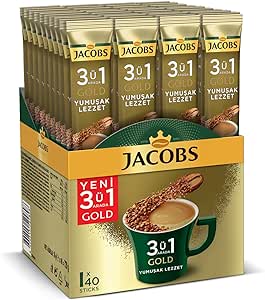 Jacobs 3in1 Yumuşak 1 Kutu 40 Adet 18 g