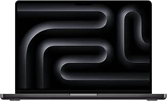 Apple M3 Pro çipe sahip 2023 MacBook Pro laptop: 14.2 inç Liquid Retina XDR ekran, 12 çekirdekli CPU, 18 çekirdekli GPU 18 RAM, 1 TB SSD depolama. iPhone ve iPad ile uyumlu – Uzay Siyahı