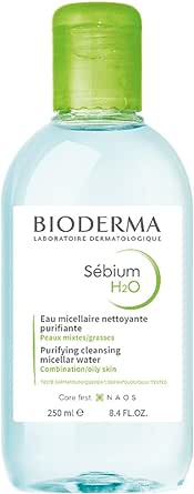 Bioderma Sebium H2O Karma, Yağlı ve Akne Eğilimli Ciltler için Micellar Makyaj Temizleme Suyu