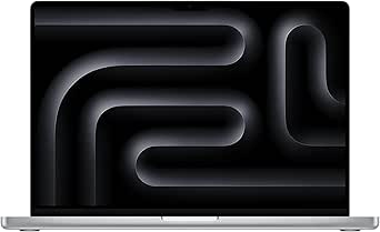 Apple M3 Pro çipe sahip 2023 MacBook Pro laptop: 16.2 inç Liquid Retina XDR ekran, 12 çekirdekli CPU, 18 çekirdekli GPU 36 RAM, 512 GB SSD depolama. iPhone ve iPad ile uyumlu; Gümüş Rengi