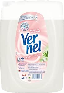 Vernel Çamaşır Yumuşatıcısı 5L 50 Yıkama Hassas & Yumuşak, Sensitive