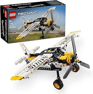 LEGO Technic Arazi Uçağı 42198 – 8 Yaş üstü Erkek ve Kız Çocuklar için Dönen Pervane ve Pistonlu Motor İçeren Yaratıcı Rol Yapma Oyuncağı, Hediye Fikri (333 Parça)