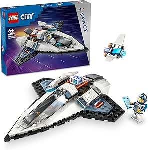 LEGO City Yıldızlararası Uzay Gemisi 60430-6 Yaş ve Üzeri Kız ve Erkek Çocukları için Astronot Minifigürü İçeren Yaratıcı Oyuncak Seti, Çocuklar için Doğum Günü Hediyesi Fikri (240 Parça)