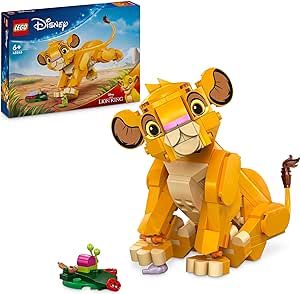 LEGO ǀ Disney Yavru Aslan Kral Simba 43243 – 6 Yaş ve Üzeri Çocuklar İçin İnşa Edilebilen Yaratıcı Oyuncak Yapım Seti (222 Parça)