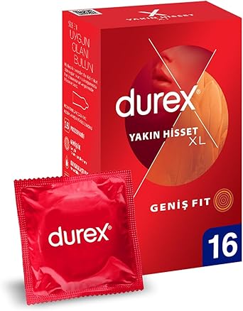 Durex Yakın Hisset XL 16’lı Prezervatif