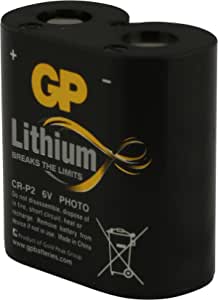 Gp Batteries Gpcr-P2 Cr-P2/Dl223A Boy Lityum Pil, 6 Volt, Tekli Kart