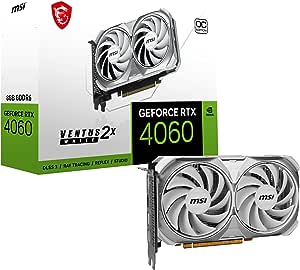 MSI GeForce RTX 4060 VENTUS 2X WHITE 8G OC