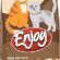 Enjoy Kuru Kedi Maması, Tavuklu, Yetişkin, Keten Tohumu ile Omega 3 & 6 Katkısı, 1 Kg