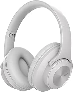 BUFF LABS BF16 Kulaklık Bluetooth 5.3, 18 Saat Oynatma, 3 EQ Mod, Hoparlör Modu (Gri)