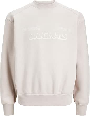 JACK & JONES JORSHADOW BOLT SWEAT CREW NECK BLK Sweatshirt Erkek