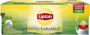 Lipton Doğu Karedeniz Demlik Poşet Siyah Çay, 48’li Paket 153 Gr